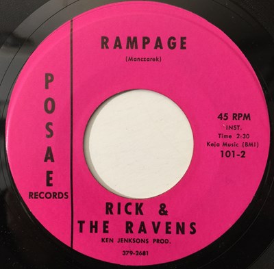 Lot 108 - RICK & RAVENS - BIG BUCKET "T" / RAMPAGE (POSAE RECORDS 379-2680)