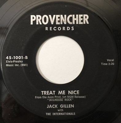 Lot 109 - JACK GILLEN - DON'T TREAT ME THIS WAY / TREAT ME NICE (PROVENCHER 45-1001)