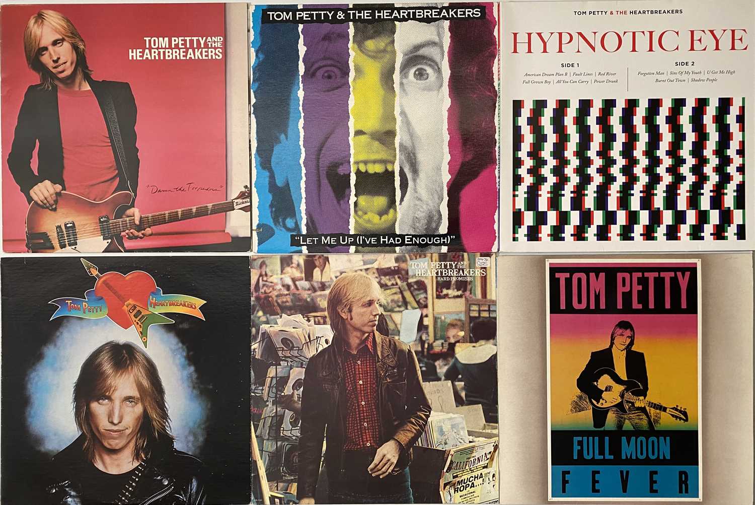 Lot 50 - TOM PETTY (WITH 90s RARITIES) - LP PACK
