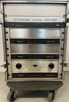Lot 11 - STRAWBERRY STUDIOS - STRAWBERRY RENTALS COLLECTION -  RACK MOUNTED AMCRON AMPS.