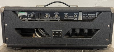 Lot 14 - STRAWBERRY STUDIOS - STRAWBERRY RENTALS COLLECTION - MUSIC MAN HD130 AMPLIFIER IN FLIGHT CASE.