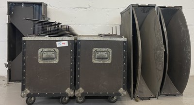Lot 29 - STRAWBERRY STUDIOS - STRAWBERRY RENTALS COLLECTION - JBL/SPEAKER HORNS AND PARTS IN FLIGHT CASES.