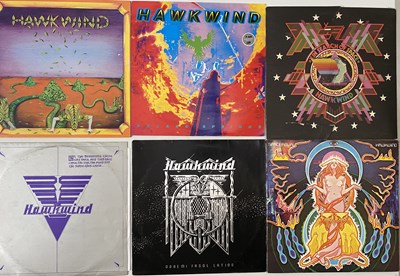 Lot 76 - HAWKWIND AND RELATED - LPs/ 12"/ CASSETTES