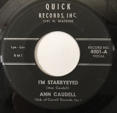 Lot 126 - ANN CAUDELL - LONGING FOR YOU / I'M STARRYEYED (QUICK RECORDS 4001)