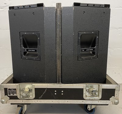 Lot 49 - STRAWBERRY STUDIOS - STRAWBERRY RENTALS COLLECTION - JBL ARRAY 4892 PAIR IN FLIGHT CASE.