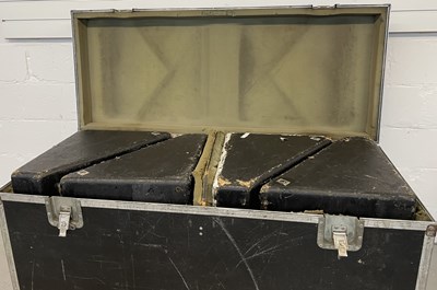Lot 51 - STRAWBERRY STUDIOS - STRAWBERRY RENTALS COLLECTION - WEDGE MONITORS IN FLIGHT CASE.