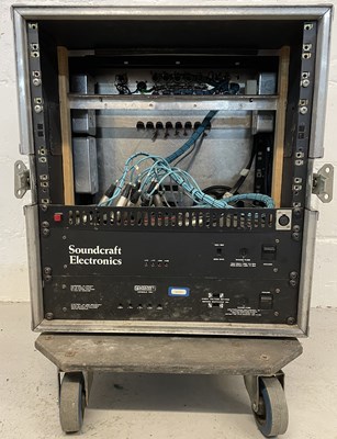 Lot 54 - STRAWBERRY STUDIOS - STRAWBERRY RENTALS COLLECTION - FLIGHT CASE WITH SOUNDCRAFT ELECTRONICS PSU.