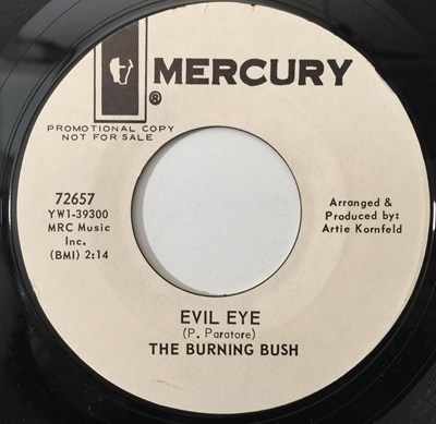 Lot 44 - THE BURNING BUSH - KEEPS ON BURNING/ EVIL EYE 7" (SOUL - MERCURY PROMO - 72657)