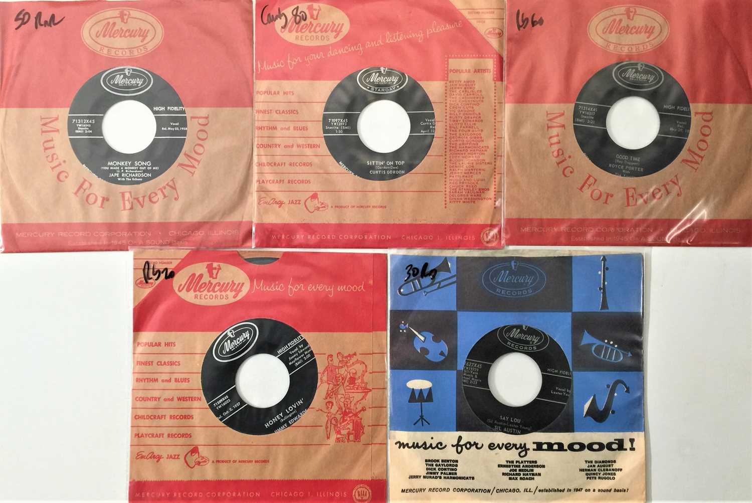 Lot 47 - ROCKABILLY/ RNR/ COUNTRY - 7" RARITIES