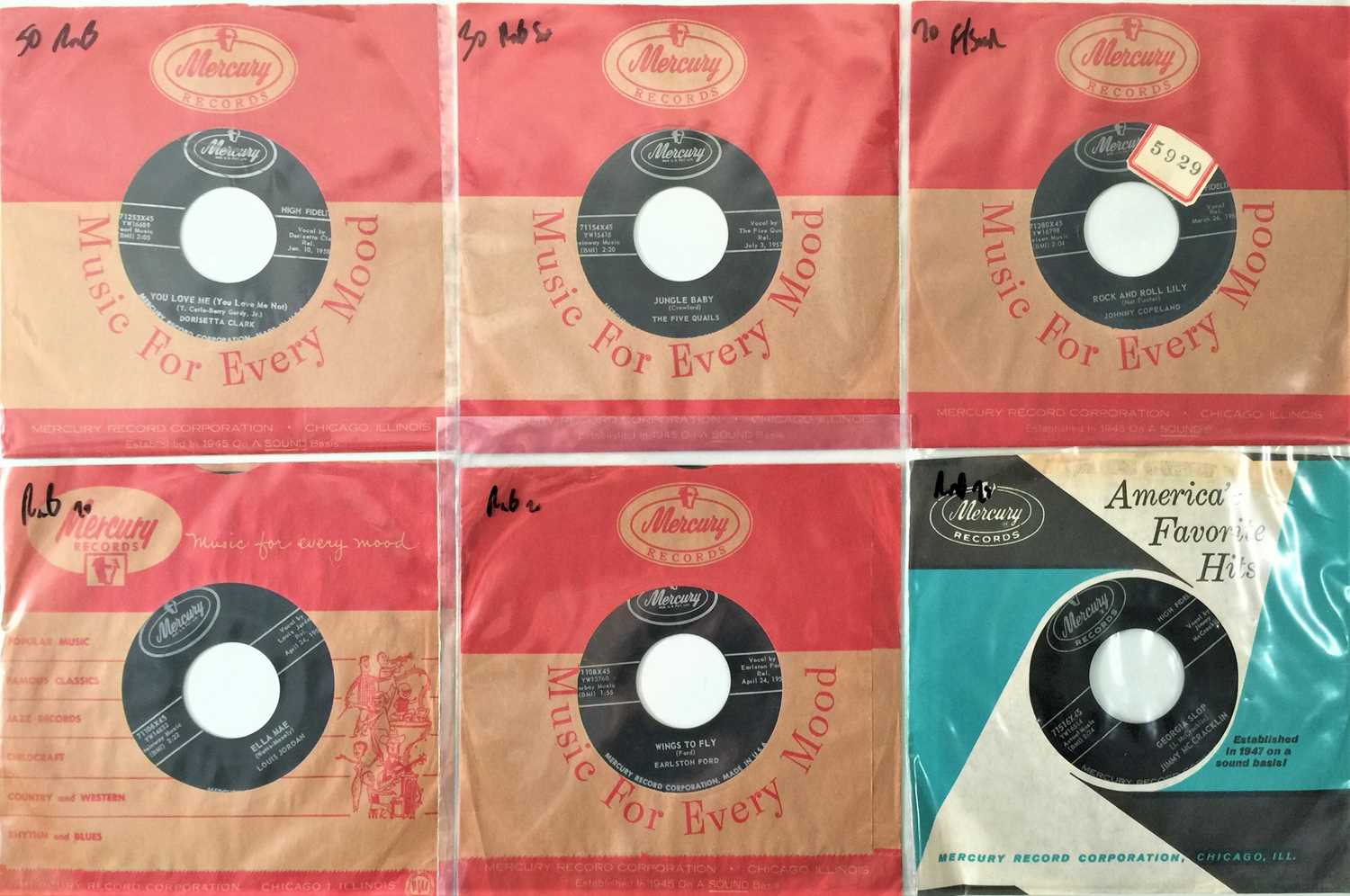 Lot 49 - R&B/ SOUL - 7" MERCURY RARITIES