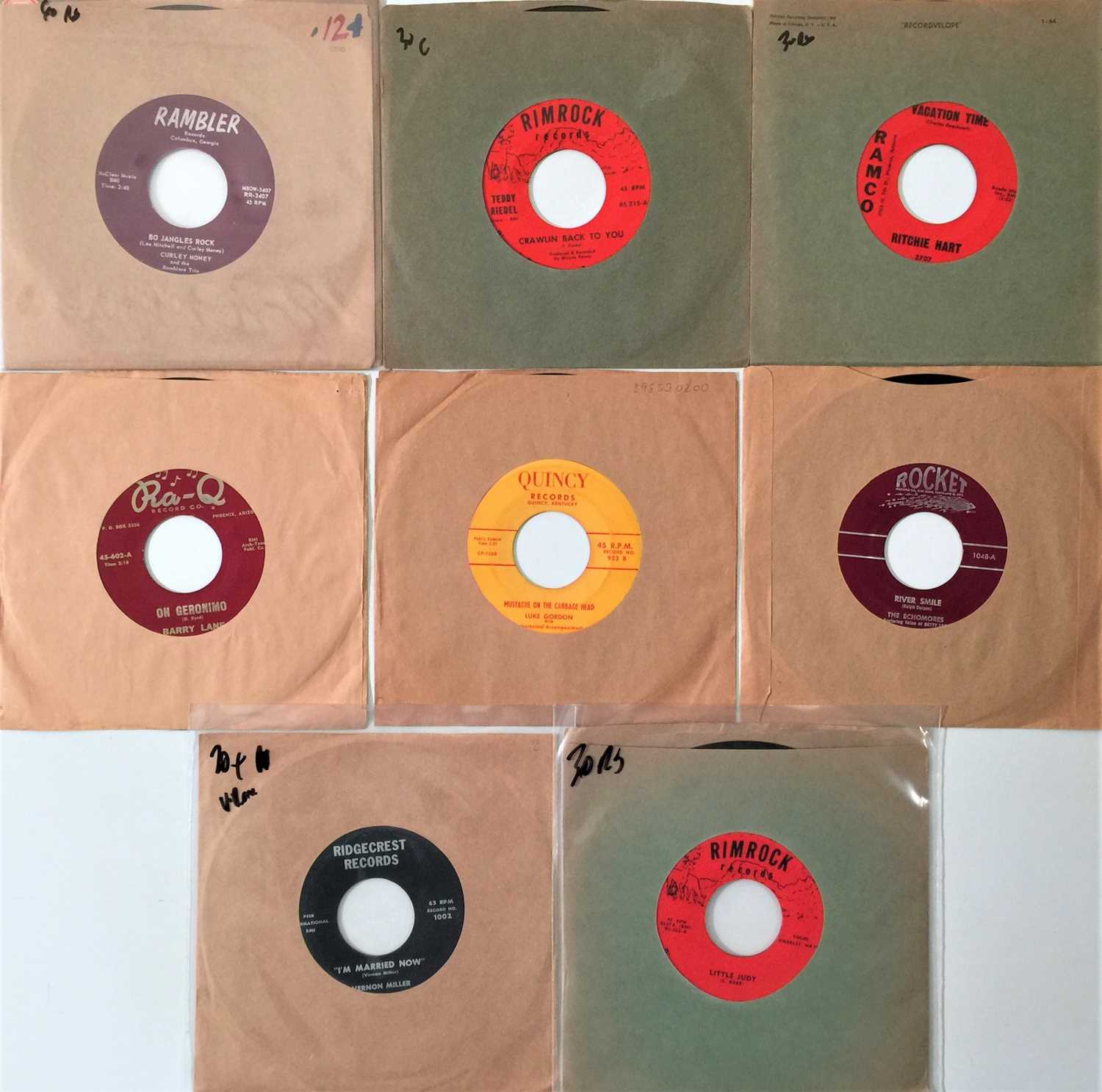 Lot 150 - ROCKABILLY - 7" PACK