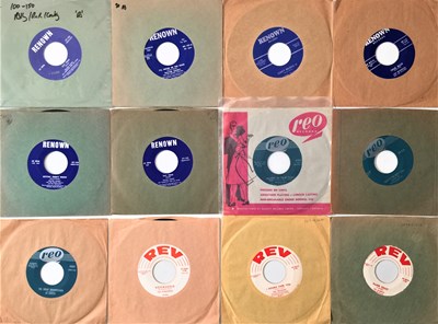 Lot 152 - ROCKABILLY/ ROCK N ROLL/ COUNTRY - 7" COLLECTION (R LETTER LABELS)