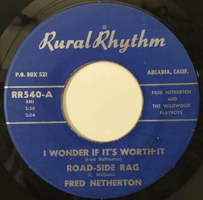 Lot 154 - FRED NETHERTON - MATCH BOX + 3 7" EP (US ROCKABILLY - RURAL RHYTHM RR540)