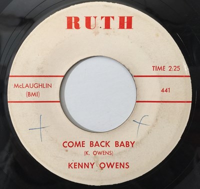 Lot 155 - KENNY OWENS - FROG MAN HOP/ COME BACK BABY 7" (US ROCKABILLY - RUTH 441)