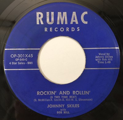 Lot 156 - JOHNNY SKILES- ROCKIN' AND ROLLIN' 7" (US ROCKABILLY - RUMAC RECORDS - OP-301X45)