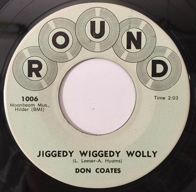 Lot 160 - DON COATES - SPINNIN' MY WHEELS/ JIGGEDY WIGGEDY WOLLY 7" (US ROCKABILLY - ROUND 1006)