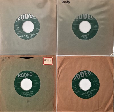 Lot 161 - RODEO RECORDS - 7" ROCKABILLY RARITIES