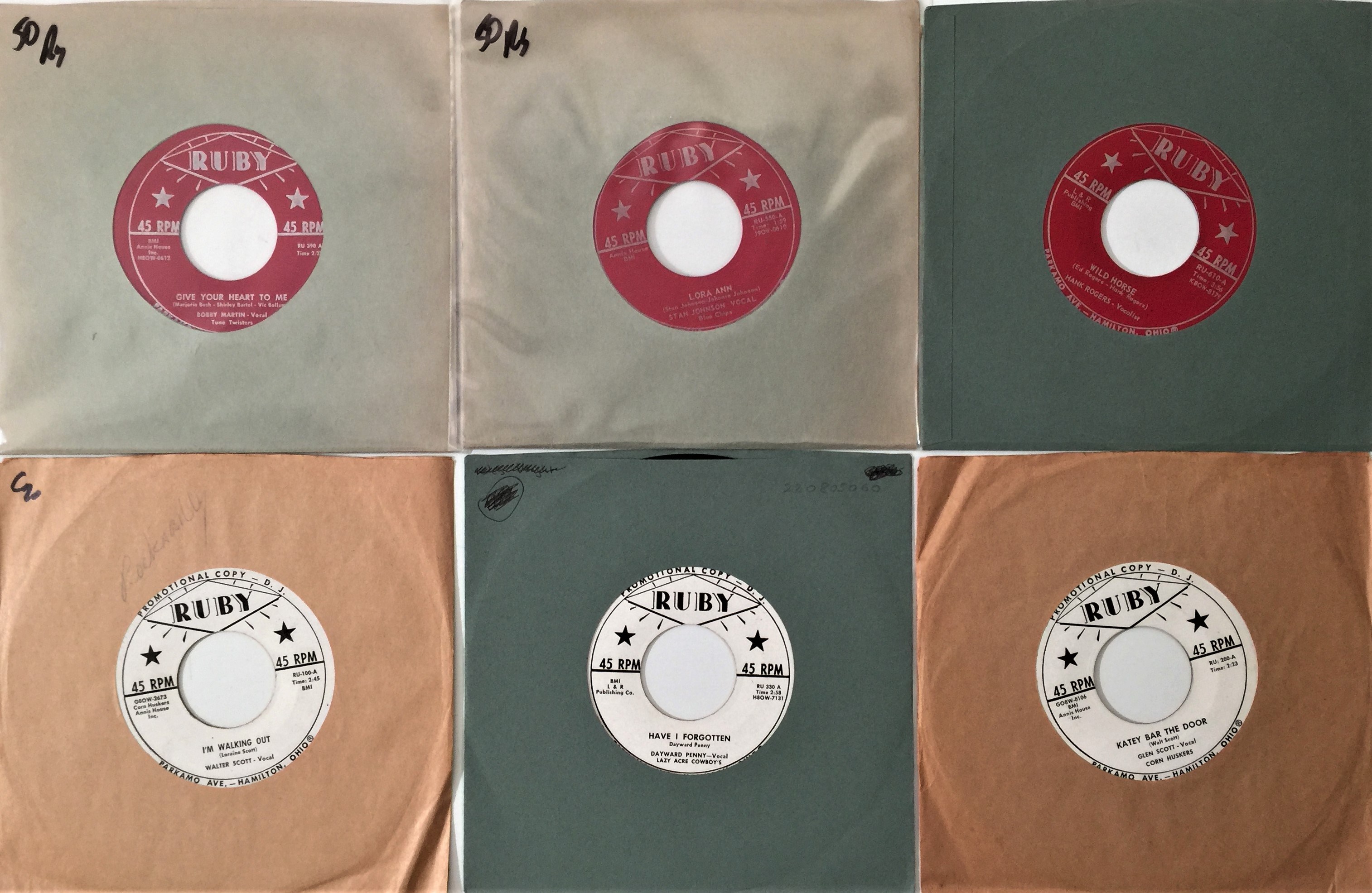 Ruby The Label Lot 163 - RUBY RECORDS - 7