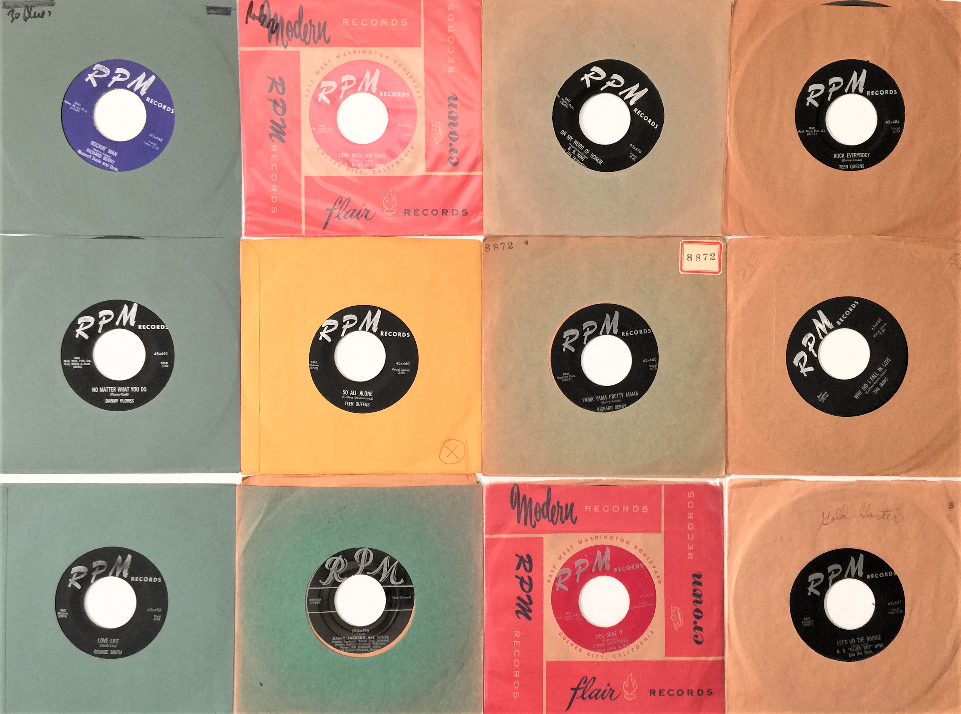 Bulex R&b Lot 168 - RPM RECORDS - 7