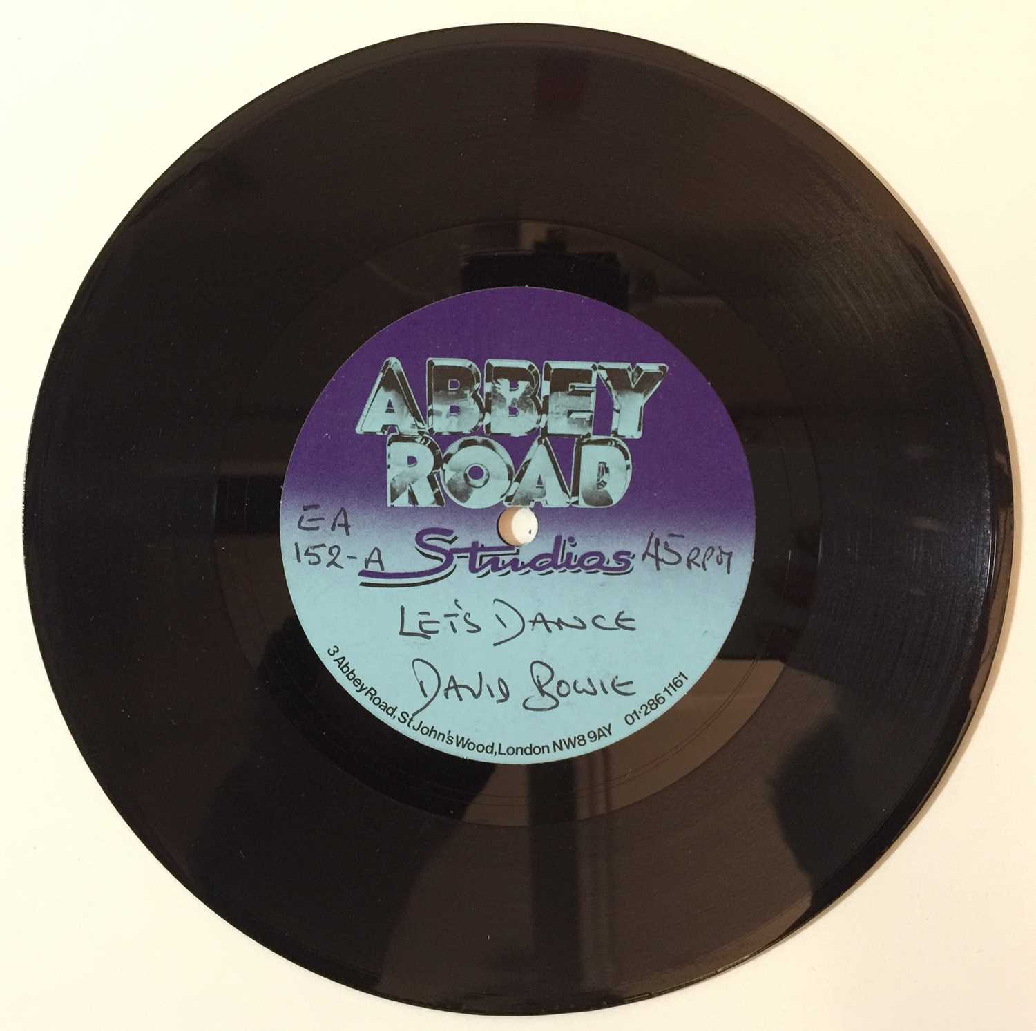 Lot 44 - David Bowie - Let's Dance 7" (Abbey Road Acetate)