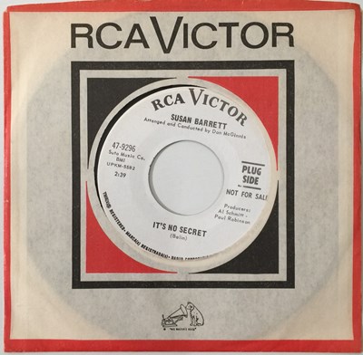 Lot 170 - SUSAN BARRETT - IT'S NO SECRET/ WHAT'S IT GONNA BE 7" (NORTHERN SOUL - RCA PROMO 47-9296)