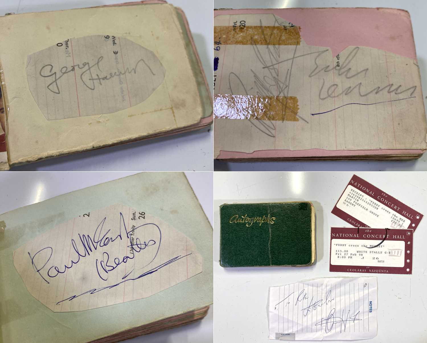 Lot 396 Autograph Book To Include The Beatles