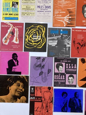 Lot 152 - CONCERT PROGRAMMES - JAZZ C 1960S INC MILES DAVIS.