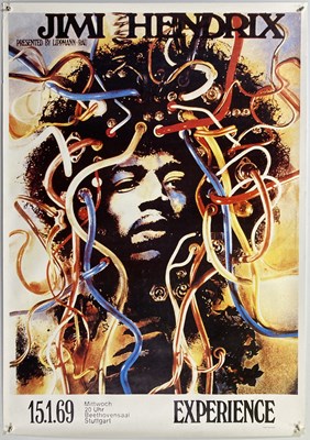 Lot 216 - LARGE FORMAT POSTERS - THE BEATLES / JIMI HENDRIX.