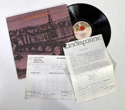 Lot 256 - LINDISFARNE - A 1978 PERFORMANCE CONTRACT.