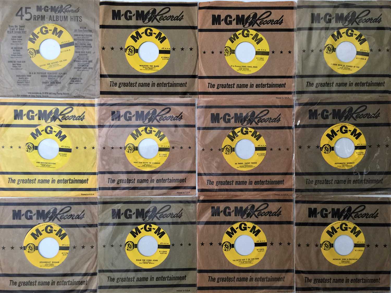 Lot 50 - MGM RECORDS - 7" ARCHIVE