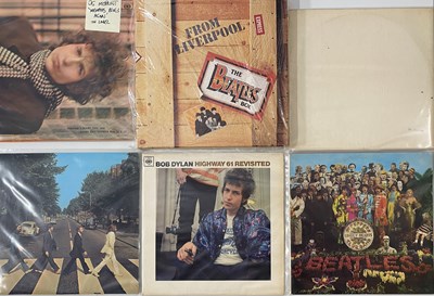 Lot 663 - THE BEATLES/ BOB DYLAN - LP PACK