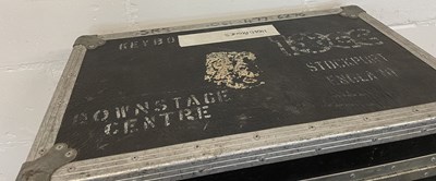Lot 59 - STRAWBERRY STUDIOS - STRAWBERRY RENTALS COLLECTION - 10CC FLIGHT CASE WITH MONITORING HEADPHONES.