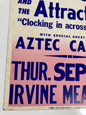 Lot 226 - ELVIS COSTELLO - A US WINDOW CARD CONCERT POSTER.