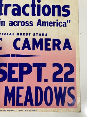 Lot 226 - ELVIS COSTELLO - A US WINDOW CARD CONCERT POSTER.