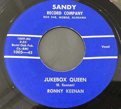 Lot 199 - RONNY KEENAN - JUKEBOX QUEEN / STOP SIGN ON YOUR HEART (SANDY RECORD CO - 1005-45)