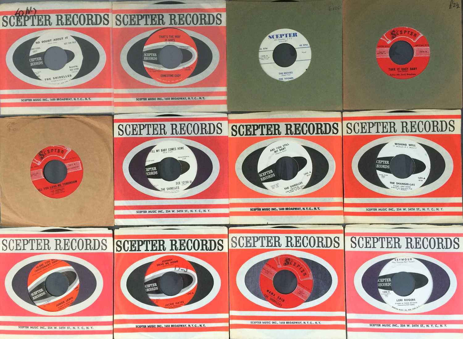 Scepter Label Lot 201 - SCEPTER RECORDS - 7