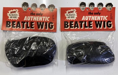 Lot 76 - THE BEATLES - A PAIR OF WIGS MANUFACTURED BY LOWELL.