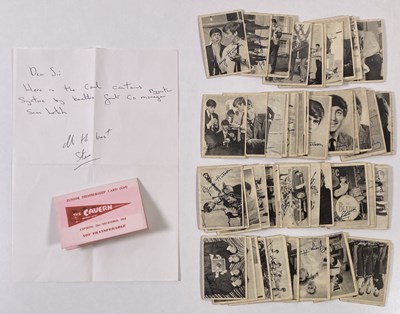 Lot 77 - THE BEATLES - CAVERN CLUB MEMBERSHIP CARD SIGNED BY SAM LEACH  / A&BC CARDS.