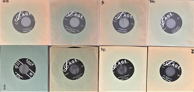 Lot 202 - SAGE RECORDS - 7" PACK