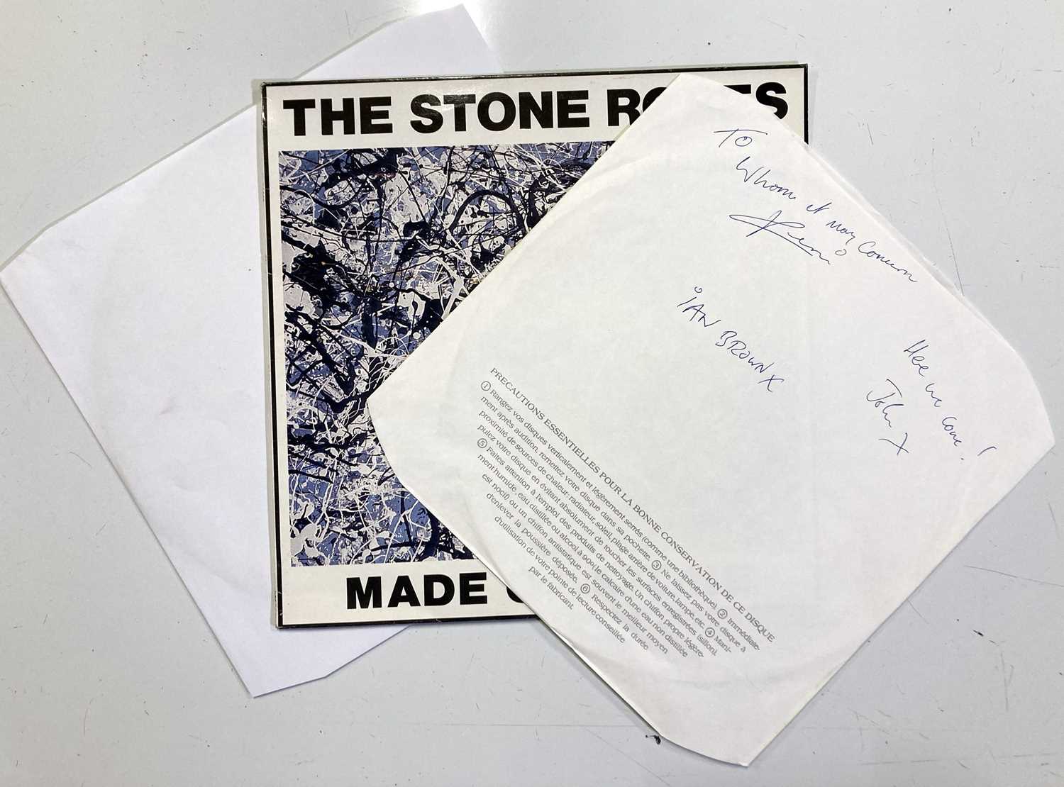 Lot 352 - THE STONE ROSES - MADE OF STONE - SIGNED