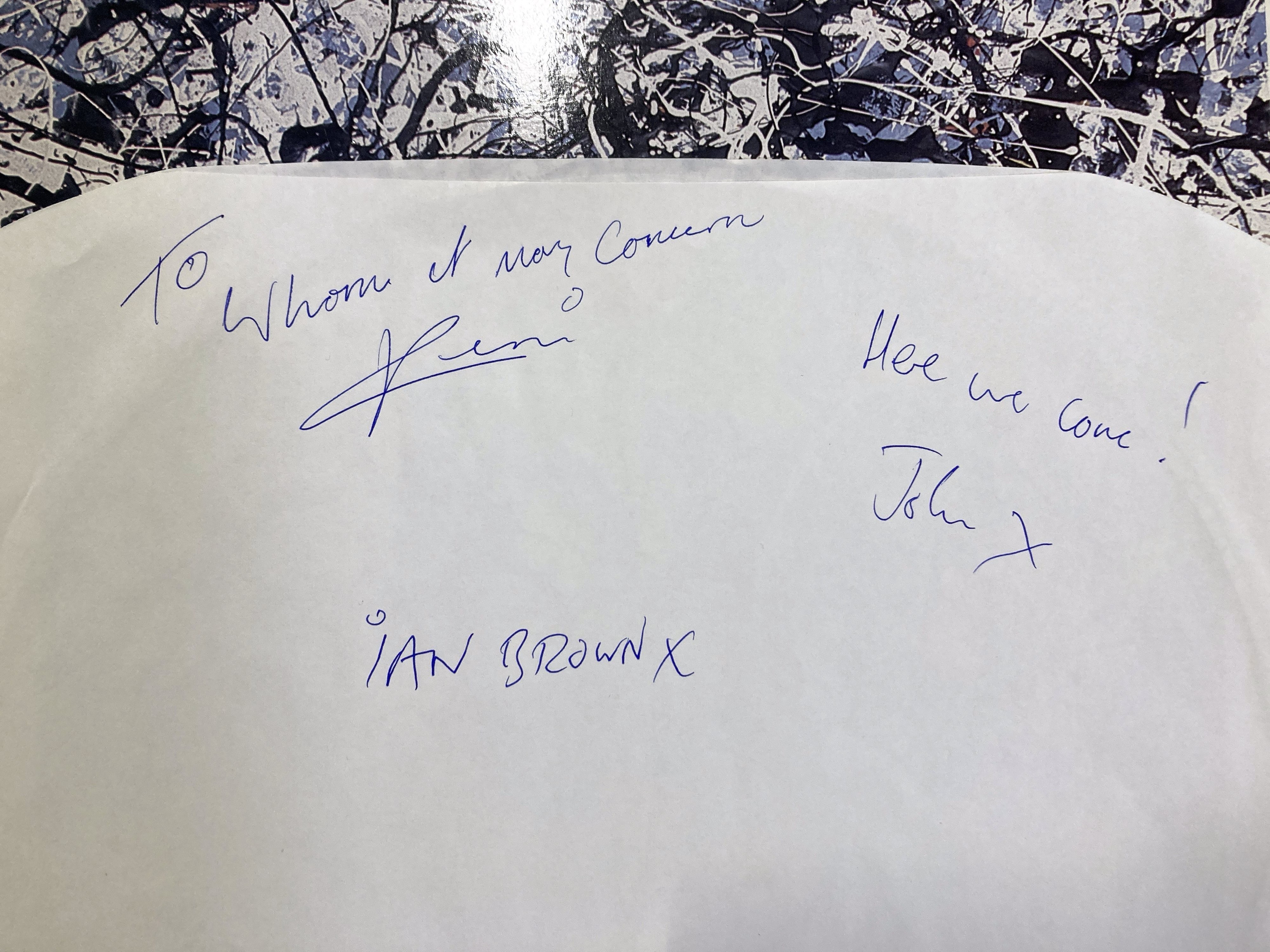 Lot 352 - THE STONE ROSES - MADE OF STONE - SIGNED