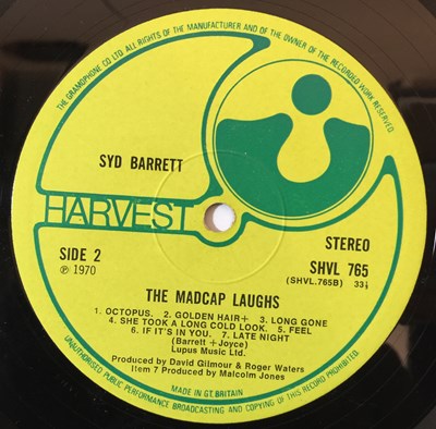 Lot 659 - Syd Barrett - The Madcap Laughs LP (Original UK Pressing - Harvest SHVL 765)