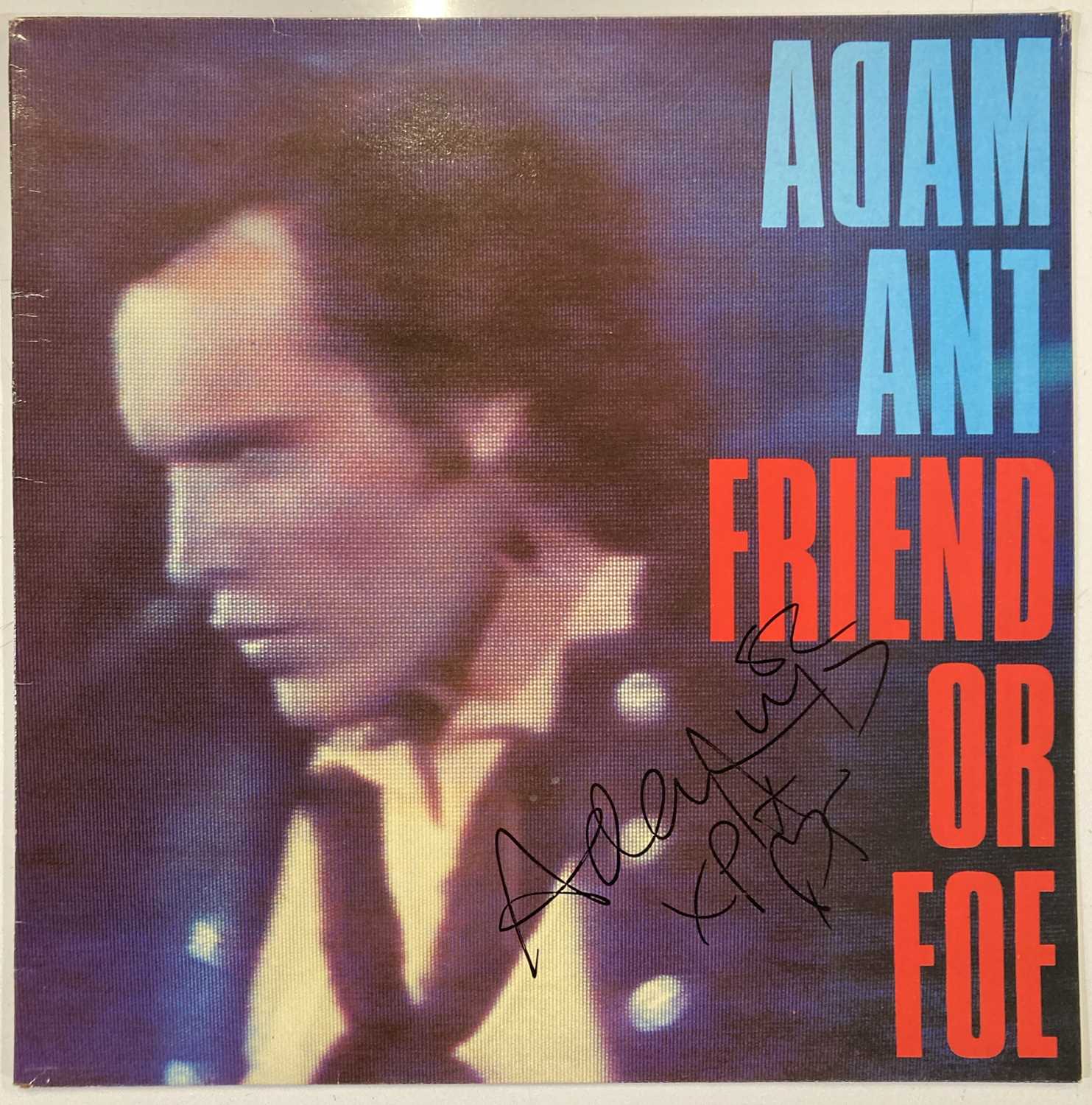 Lot 259 - ADAM ANT - A SIGNED SLEEVE.