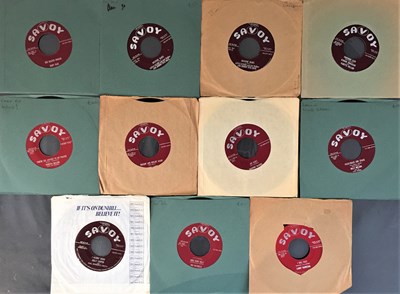 Lot 208 - SAVOY RECORDS - BLUES/R&B 7" (ORIGINAL US RECORDINGS)