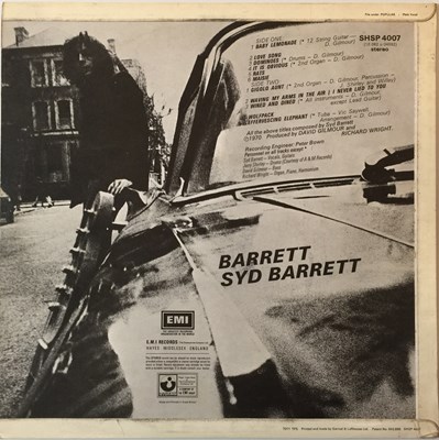 Lot 660 - Syd Barrett - Barrett LP (Original UK Pressing - Harvest SHSP 4007)