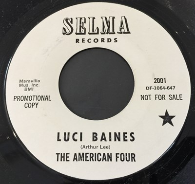 Lot 212 - THE AMERICAN FOUR - LUCI BAINES 7" (SELMA 2001 - ORIGINAL US DEMO RECORDING)