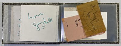 Lot 263 - AUTOGRAPH BOOK INC MICK JAGGER.