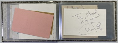 Lot 263 - AUTOGRAPH BOOK INC MICK JAGGER.