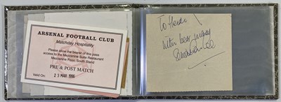 Lot 263 - AUTOGRAPH BOOK INC MICK JAGGER.