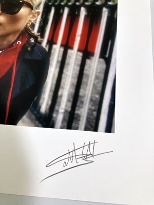 Lot 197 - MARTYN GODDARD - BLONDIE / DEBBIE HARRY, LIMITED EDITION PRINT.